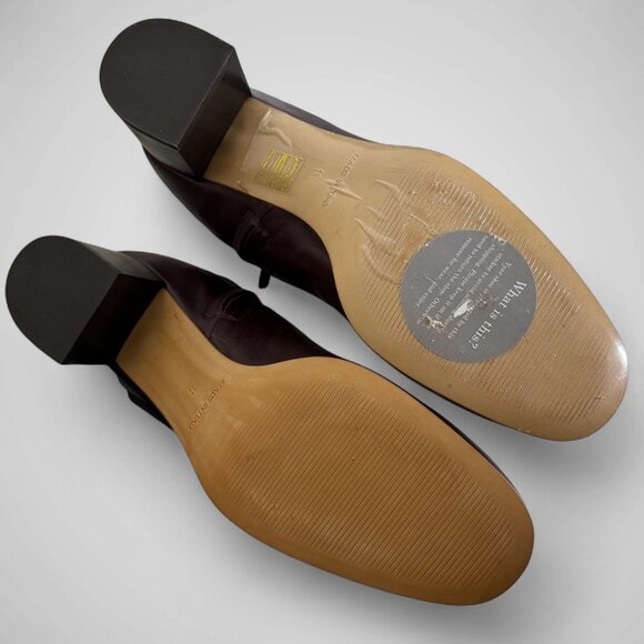 NIB Everlane Ankle Day Boot Woman's 11 Ankle Burgundy Soft Italian Leather - Picture 8 of 13